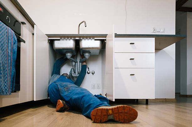 Professional Leak Detection technician working in Worton, MD